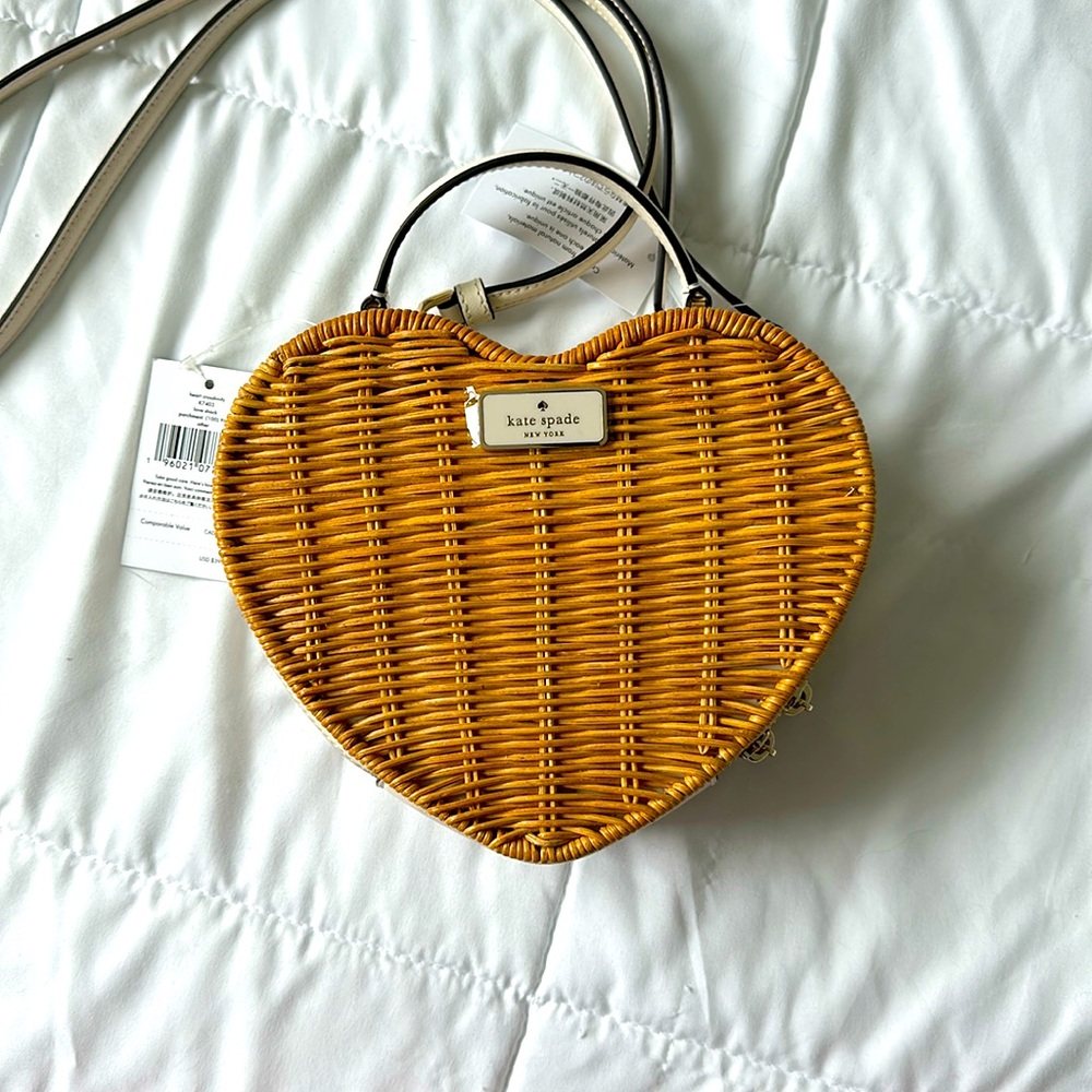 Kate Spade Wicker Heart Bag